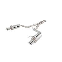 Twin 3in Cat-Back Exhaust - Stainless (Mustang GT 15-17 Fastback)