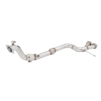 Dump-Pipe and Cat Kit - Polished Stainless Steel (Mustang EcoBoost 15+)