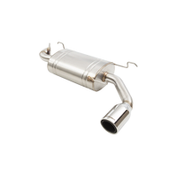 2.5in Axle-Back Rear Muffler Section - Stainless Steel (MX-5 NB 98-05)