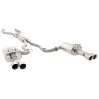 7-Series Twin 3in Piping Cat-Back Exhaust - Matte Stainless Steel (Commodore/Maloo 06-17)