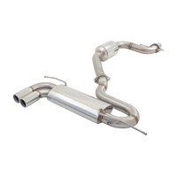 3in Cat-Back Exhaust w/Twin 3in Tips - Stainless Steel (Golf GTI Mk5 05-09)