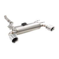 2.5in Varex Valved Cat Back Exhaust System - Stainless Steel (BRZ/GR86 22+)