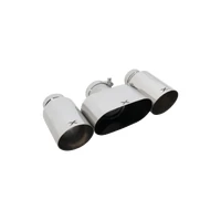 Polished OEM Style Single Wall Angle Cut Tips (Corolla GR 22-24)