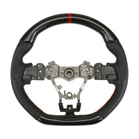 Steering Wheel (WRX/STi 2015+) Carbon Top + Bottom + Leather Sides