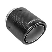 Exhaust Tip Exhaust Tip - 4 in. Rolled Angle Carbon Fiber Fits 3 in. Tubing - Weld On