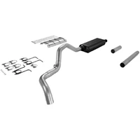 Force II Cat-back Exhaust System 1987-1993 Ford F-250/F-350 trucks with a 7.5L engine and a 2.50-inch catalytic converter. - Moderate sound