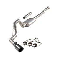 Signature Series Exhaust System Fits 2021-2024 Ford F-150 2.7, 3.5, 5.0-Liter, Signature Series Cat-Back, 304 Stainless Steel, single exit exhaust