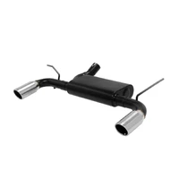 Force II Axle-back Exhaust System Fits 2007-2011 Jeep Wrangler 2 Door and 4 Door with 3.8L Engine. - Moderate sound