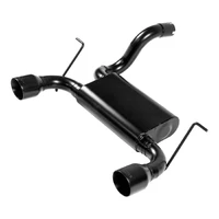 Force II Axle-Back Exhaust System Fits 2018-2024 Jeep Wrangler JL 2 Door and 4 Door with 3.6L and 2.0L engine. - Moderate sound