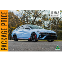 Full Lip Splitter Set (CN7 V2 Elantra N Sedan Facelift V2 24+)