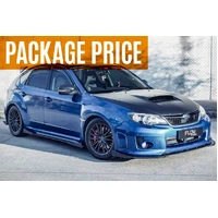 Full Lip Splitter Set (Impreza WRX/STI G3 Hatch FL)