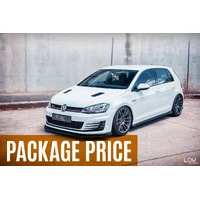 Full Lip Splitter Set with Flow-Lock Rear Diffuser (Golf GTI MK7)