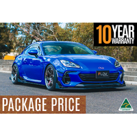 Full Lip Splitter Set - GLOSS BLACK (BRZ STI ZD8)