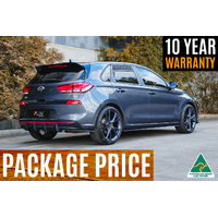 Full Lip Splitter Set with Flow-Lock Rear Diffuser (i30 Hatch PD1 PD2 18-20)