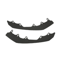 Front Lip Splitter Extensions - Pair (RS3 8V Sedan Facelift)