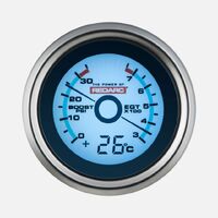 EGT + Boost Pressure Gauge with Optional Temperature Display