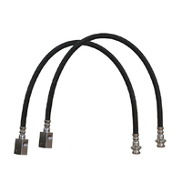 Brake Lines Rubber 4-5 Inch 100-125mm Front 2.8, 4.5 and 4.2lt with ABS Pair (Patrol GU)