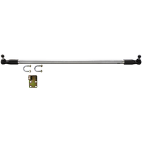 Drag Link Hollow Bar 0-3 Inch 0-75mm Adjustable Taper Pin Bracket Each (Patrol GU Wagon 00+) - Silver