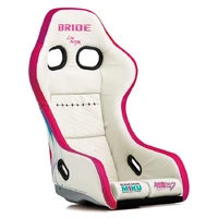 Zeta IV Racing Bucket Seat - White/Pink/Silver