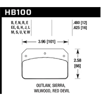 Wilwood Dynalite Caliper DTC-30 Brake Pads