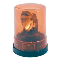 Amber Rotating Beacon 12V QH 3 Bolt Mount