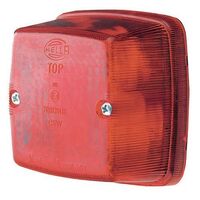 Red Rear Position Lamp 12/24V - Globes Not Incl