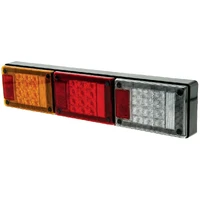 Jumbo Led Triple Combo Lamp 12/24V Stop/Tail/Ind/Revrse 2M