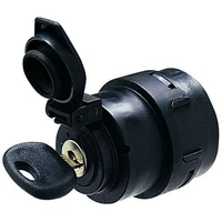 Diesel Pre-Heat Starter Switch 5 Pos 26.5mm Dia Opening