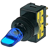 Toggle Switch On/OFF 12V Blue Illuminated 12V 20Amp