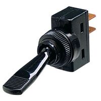 Toggle Switch OFF-On Black Grip 10A @ 12V