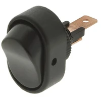 Compact Rocker Switch 12V 16A OFF-On Suit 12mm Dia Opening
