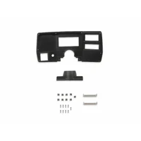 Dash Bezels for the 6.86" Dashes 1984-1987 CHEVY/ GMC TRUCK BLACK DASH PANEL- w A/C Vents