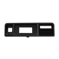 Dash Bezels for 6.86" PRO Dashes 1973-1979 Ford Truck - 6.86" Dash Panel - Black - With A/C Vents