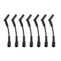 Spark Plug Wire Set Spark Plug Wire set, Black with Black 45 degree boots designed for 2010-15 Camaro SS with a 6.2L V8 and shorty headers