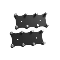 Igntion Coil Remote Relocation Bracket, Black Finish, Pair Gen III Truck Coil Body, Remote Relocation System - Black Finish