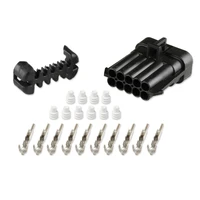 Ignition Sub-Harness Connector METRIPACK, 10 CAVITY, MALE, BLACK