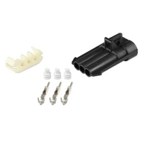 Knock Sensor, MPFI Universal Harness METRIPACK, 3 CAVITY, MALE, BLACK