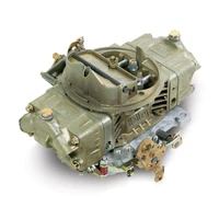 Double Pumper Carburetor 600 CFM - 4150 - Mechanical Secondaries - Gold Dichromate - Gasoline