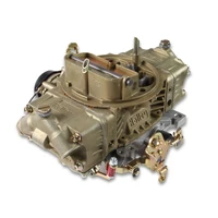 Classic Double Pumper Carburetor 650 CFM - 4150 - Mechanical Secondaries - Gold Dichromate - Gasoline