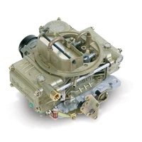 Marine Carburetor - Aluminum 600 CFM - 4160 - Vacuum Secondaries - Gold Dichromate - Gasoline