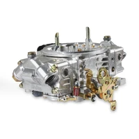 Aluminum Street HP Carburetor 750 CFM - 4150 - Vacuum Secondaries - Shiny - Gasoline
