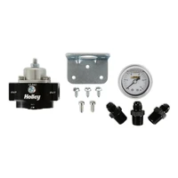 Billet Bypass Fuel Pressure Regulator Kit 4.5-9 Psi - Fittings and Gauge Included