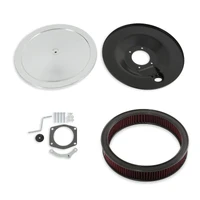 RetroFilter Drive-By-Wire Air Cleaner - 16-Inch Diameter - Chrome Fits LS3-Style DBW Throttle Body - Cotton Gauze Element