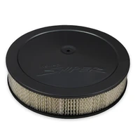 Sniper Air Cleaner Assembly, 14" x 3" - Black Finish Stamped Steel Air Cleaner Assembly with Paper Filter Element