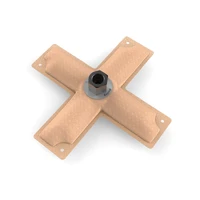 8" x 8" HydraMat, Cross Center outlet pick-up with -3/8" NPSF fitting. Fitting location designed for universal use.