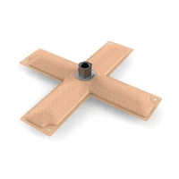 11" x 11" HydraMat®, Cross Center outlet pick-up with -3/8" NPT fitting. Fitting location designed for universal use.