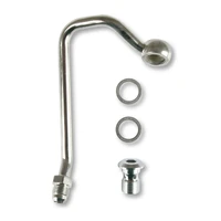 Power Steering Hardline for Saginaw Type II Pumps Fits Gen III Hemi Engines - Steel with Nickel Plating - Use w/ Pump 198-104 or Pump Kit 97-382