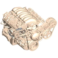 LS High-Mount A/C Accessory Drive Bracket - Fits Sanden SD508 or SD7 Comp. Passenger's Side Bracket Only A/C - Fits Sanden SD508 or SD7 Comp.