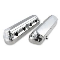 2-Piece Ford Style Valve Cover - Gen III/IV LS - Polished Chevrolet Gen III/IV LS - Cast Aluminum - Coil-Mounting Base & Integrated Coil Cover