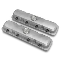 2-Piece Pontiac Style Valve Cover - Gen III/IV LS - Natural Chevrolet Gen III/IV LS - Cast Aluminum - Coil-Mounting Base & Integrated Coil Cover